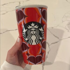 Starbucks Red and Purple Tumbler Valentines 2019 12 oz Tumbler